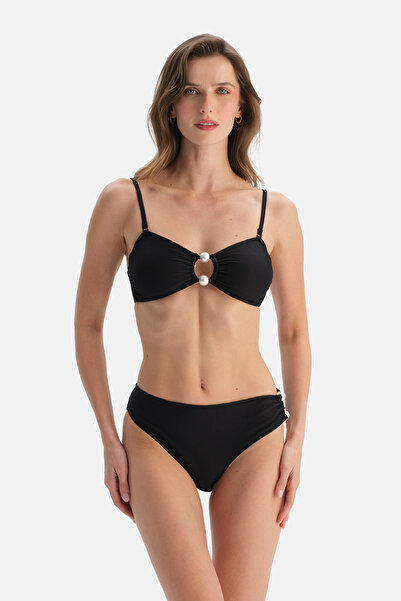 Dagi Siyah Düşük Bel Bikini Alt