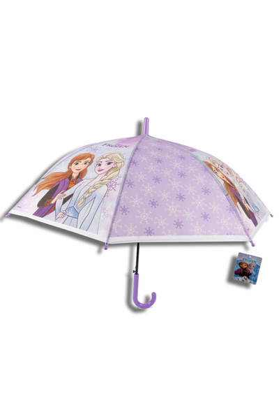 Disney Frozen Kids Umbrella – Elsa and Anna Purple Rain Umbrella for Girls