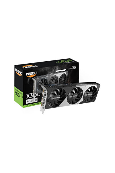 INNO3D GeForce RTX5060Ti 8GB Twin X3 OC 128Bit GDDR7 Ekran Kartı N506T3-08D7X...