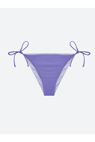 LC Waikiki Slip de bikini de damă reversibil cu detaliu tip șnur