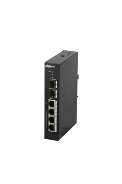 DAHUA 4Port Poe 96W 2-Sfp 10/100 Unmanaged Industrial Switch Pfs3206-4P-96