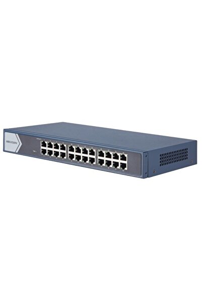 Hikvision محول شبكة غير قابل للإدارة بـ 24 منفذ جيجابت طراز DS-3E0524-E(B)