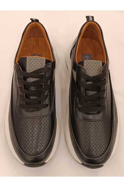 Pierre Cardin Pantofi casual sport confortabili, cu șireturi, din piele naturală