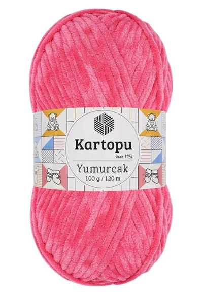 Kent Pazarı Κάρτοπου Γιουμούρτσακ Βελούδινο Νήμα Πλεξίματος K798