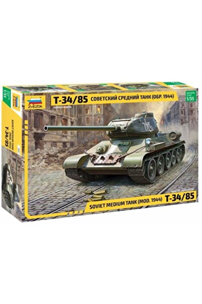Zvezda 3687 T-34/85 Model 1944 1:35 kit macheta militara de construit + 14ani