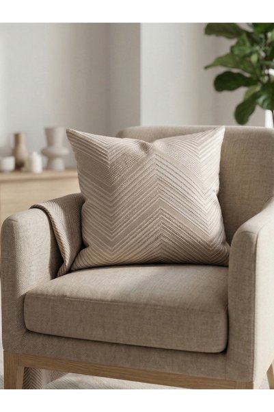nissahome Double-Sided Imported Leon Pattern Throw Pillow Cover-Powder Pink