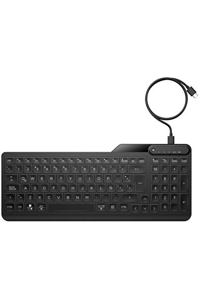 HP 405 Çoklu Cihaz Arka Aydınlatmalı Kablolu Klavye (7N7C1AA)