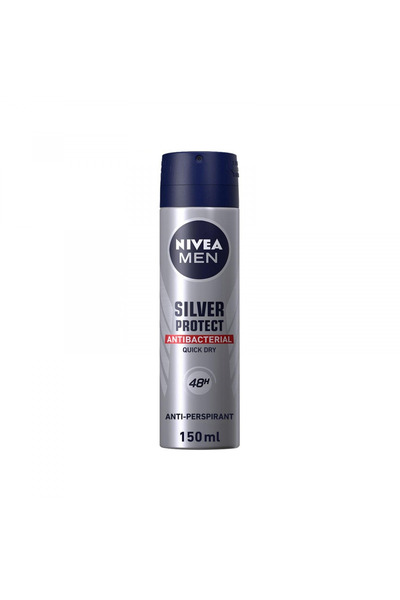 NIVEA نيفيا مزيل عرق بخاخ 150 مل سيلفر بروتيكت رجالي