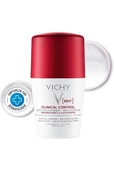 Vichy مزيل عرق للنساء يوفر حماية لمدة 96 ساعة، سعة 50 مل