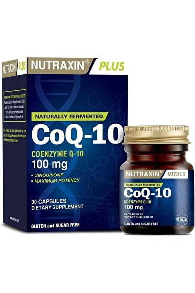 Nutraxin كبسولات كوإنزيم Q10 100 ملغ: طاقة خلوية، مضاد للأكسدة، دعم للقلب