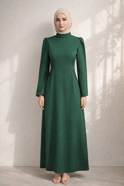 Kirazgym Φόρεμα με ψηλό λαιμό και λεπτομέρεια στη μέση – Κομψό &amp;   Κομψό ...