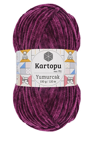 Kent Pazarı Κάρτοπου Γιουμούρτσακ Βελούδινο Νήμα Πλεξίματος K726
