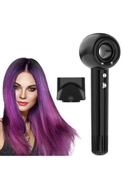 TrustTech Αντι-φριζ - Μαύρο Επαγγελματικό Αθόρυβο Σεσουάρ Μαλλιών με Αρνητικά...