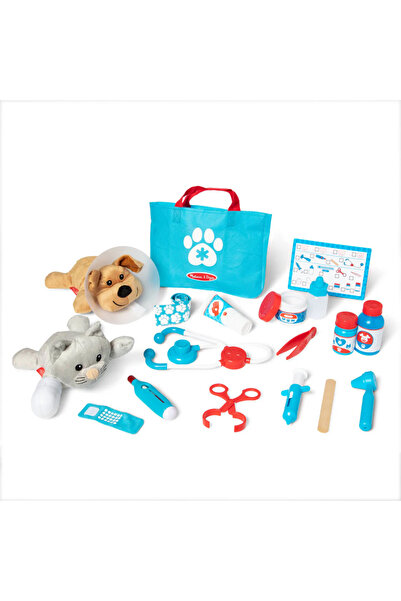 Melissa & Doug Σετ Παιχνιδιού Κτηνιατρικό για Παιχνίδι Ρόλων: Εξέταση και Θερ...