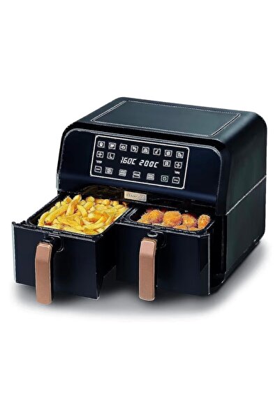 Kenwood Digital Twin Air Fryer 8L Dual Basket DualZone Technology Black HFP70...