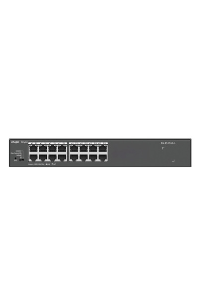RUIJIE 16 منفذًا من نوع REYEE GIGABIT Switch غير قابل للإدارة بهيكل فولاذي RG...