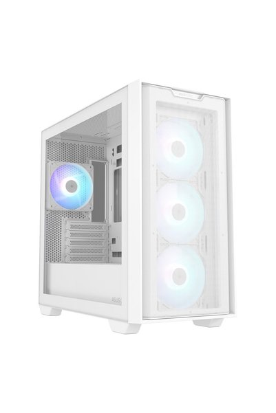 ASUS A21 PLUS GAMING FANSIZ MID-TOWER PC KASASI BEYAZ