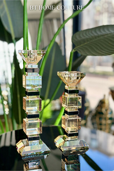 Şamdan 2'Lİ KRİSTAL TASARIM