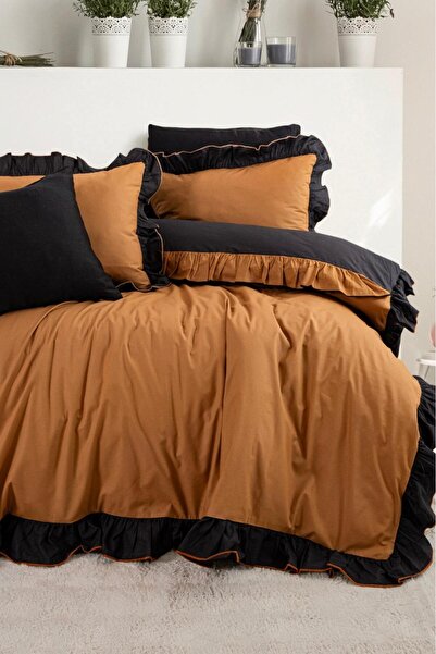 moon secret tekstil 200X220 Ruffled Duvet Cover Set Without Sheets