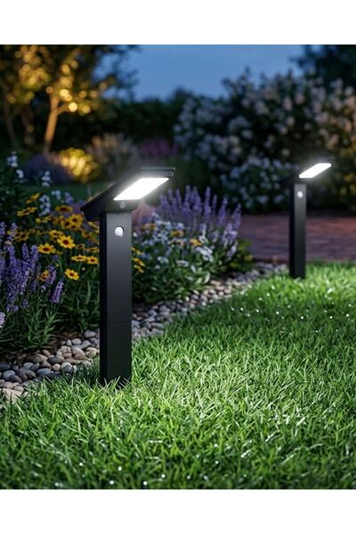 ACK AG60-40831 IP65 6500K Beyaz Solar Led Kazıklı Bahçe Armatürü