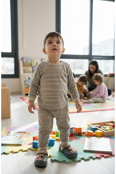 GEZER bebek çocuk ev kreş havuz deniz kaymaz taban önü kapalı terlik