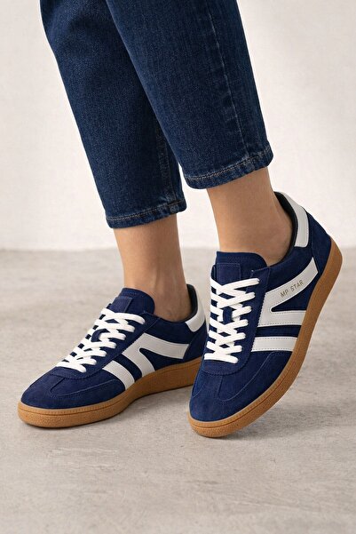 M.P. Premium Navy Blue Daily Sneaker Γυναικεία Αθλητικά Παπούτσια
