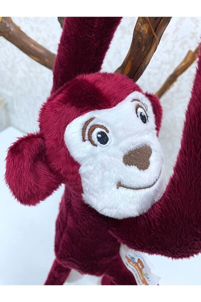 Peluş Maymun Elleri Yapışan 70 CM-Güvenli Tasarım, Antialerjik Dokular, ِDayanıklı Form