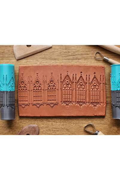 Atölye Dekupaj Model 205 - Gothic Katedral - Deboss & Emboss İkili Set - Poli...