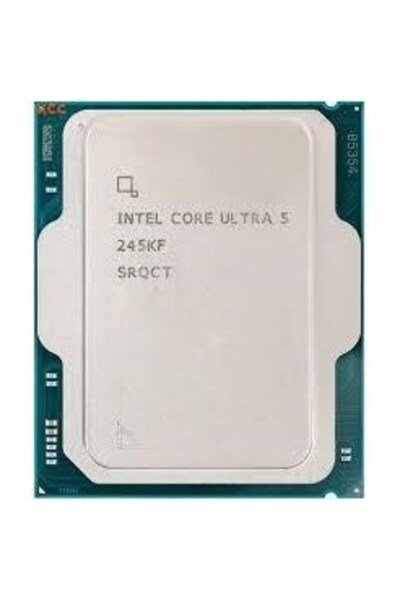 Intel ULTRA 5 245KF 26MB 14çekirdekli VGA YOK 1851p 125w Kutusuz+Fansız
