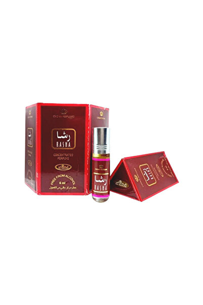 Al Rehab perfumes Al Rehab Pack of 6 Rasha Concentrated Perfume Oil 6ml