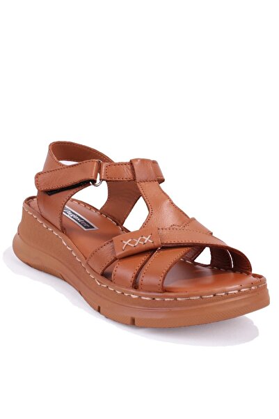 DAGOSTER DZA07-600011 Taba Daily Orthopedic Δερμάτινα Γυναικεία Σανδάλια