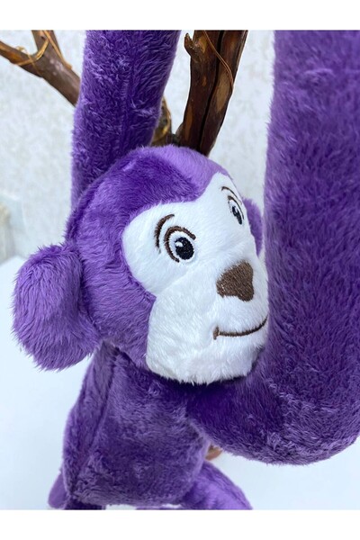 Peluş Maymun Elleri Yapışan 70 CM-Güvenli Tasarım, Antialerjik Dokular, ِDayanıklı Form