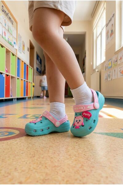 GEZER Βρεφικά παιδικά παντοφλάκια για το σπίτι, το νηπιαγωγείο, την πισίνα, τ...