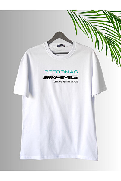 dafri DRİVİNG Tricou din bumbac de calitate, cu imprimeu și guler rotund