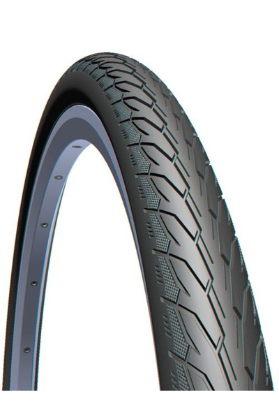 Rubena Anvelopă de bicicletă V66 Flash - 28 x 1.75 inch, Negru