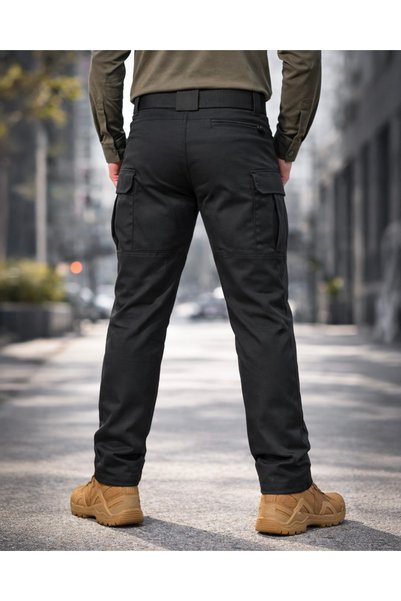 Vs Tactic Prant Black Tactical Cargo Pants