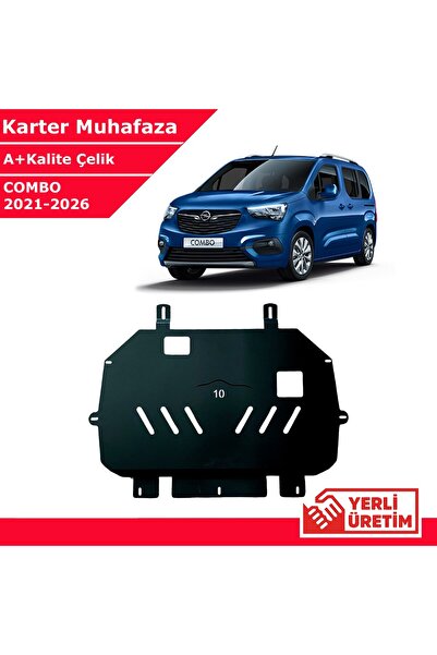 3 Tıkla Opel Combo 2021-2026 Çelik Karter Muhafaza Çelik Koruma Sacı A+ Kalit...