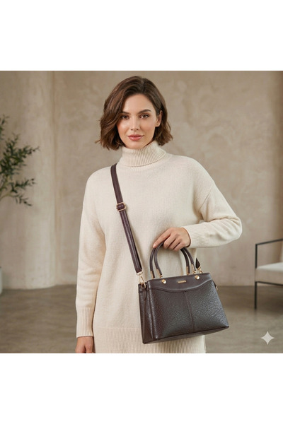 Nas Bag Women's Stylish Hand and Shoulder Bag Brown Victoria