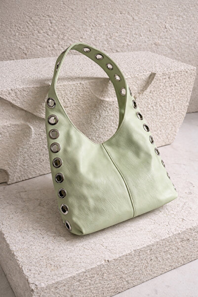 Mia Collection Geantă de mână și de umăr pentru femei Riko Model, verde