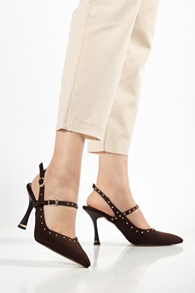 BUİSTİ γυναικεία πέδιλα με τακούνι στιλέτο troc 00789