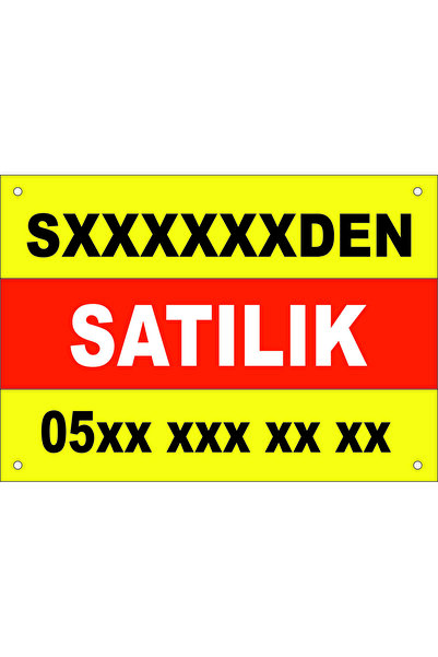 NO NAME Branda Satılık ve Kiralık Afiş Pankart – 70X100 cm