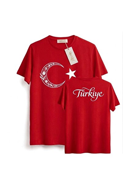 SİBELİZE تي شيرت بتصميم خاص لكأس العالم 2026 بتصميم تركيا ونجمة القمر - اختيا...