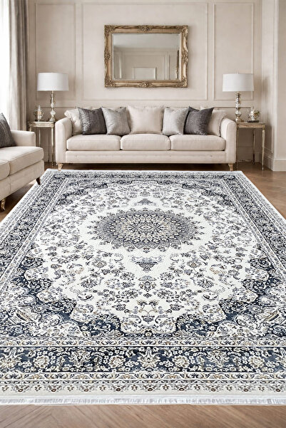 ünalcarpet 6m2 İpeksi Dokulu Yüksek Kalite Salon Halısı Antialerjik Parlak Yü...