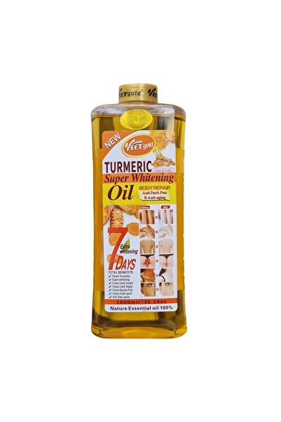 Veet Gold Golden Turmeric Super Whitening Body Oil - 1000ml
