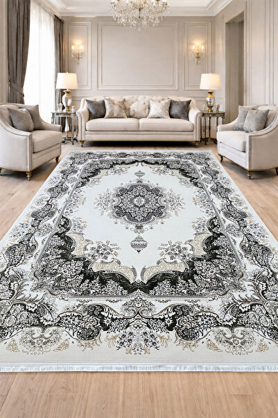 ünalcarpet 6m2 İpeksi Dokulu Yüksek Kalite Salon Halısı Antialerjik Parlak Yü...