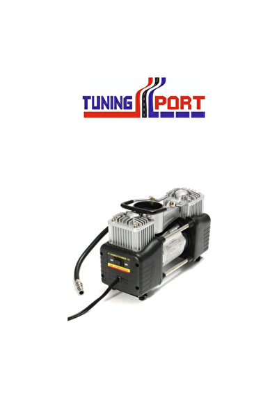 TuningPort Lastik Şişirme Kompresörü Çelik Gövde Tek Piston 12V 150 PSI