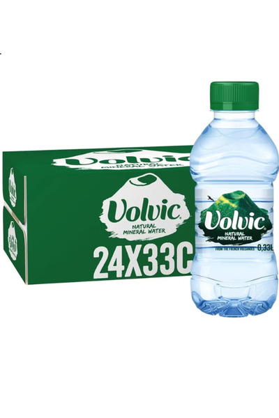 Volvic مياه معدنية طبيعية 330 مل × 24 قطعة