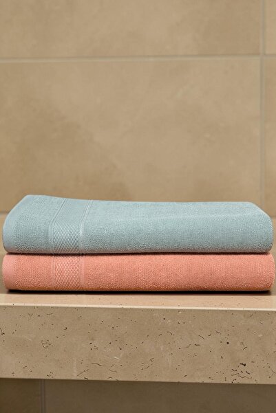 Rimo Home 2 τεμάχια πετσέτες 40x70 για τα χέρια και το πρόσωπο για το μπάνιο