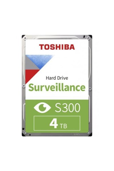 Toshiba 4TB 3.5" S300 HDWT840UZSVA 5400 RPM 128MB SATA-3 Güvenlik Diski