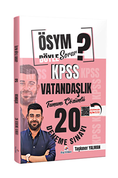 Dizgi Kitap ÖSYM Böyle Sorar 2026 KPSS Vatandaşlık Tamamı PDF Çözümlü 20 Dene...
